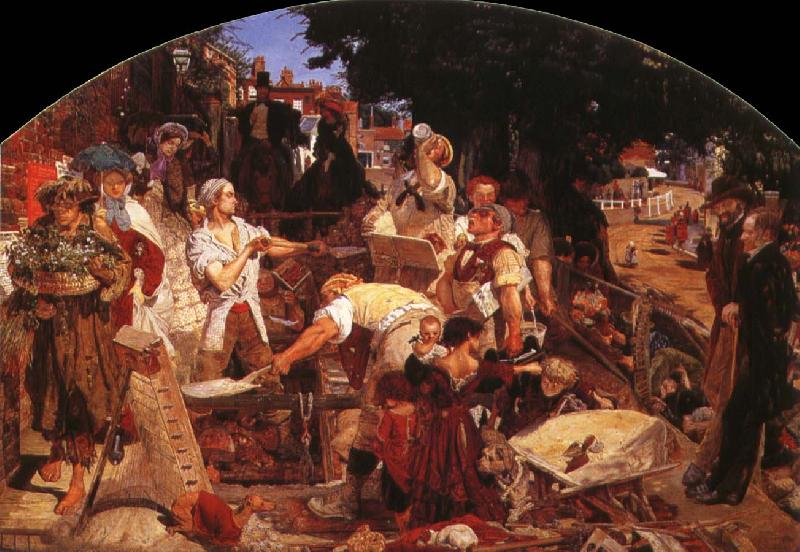 Ford Madox Brown Work oil painting image